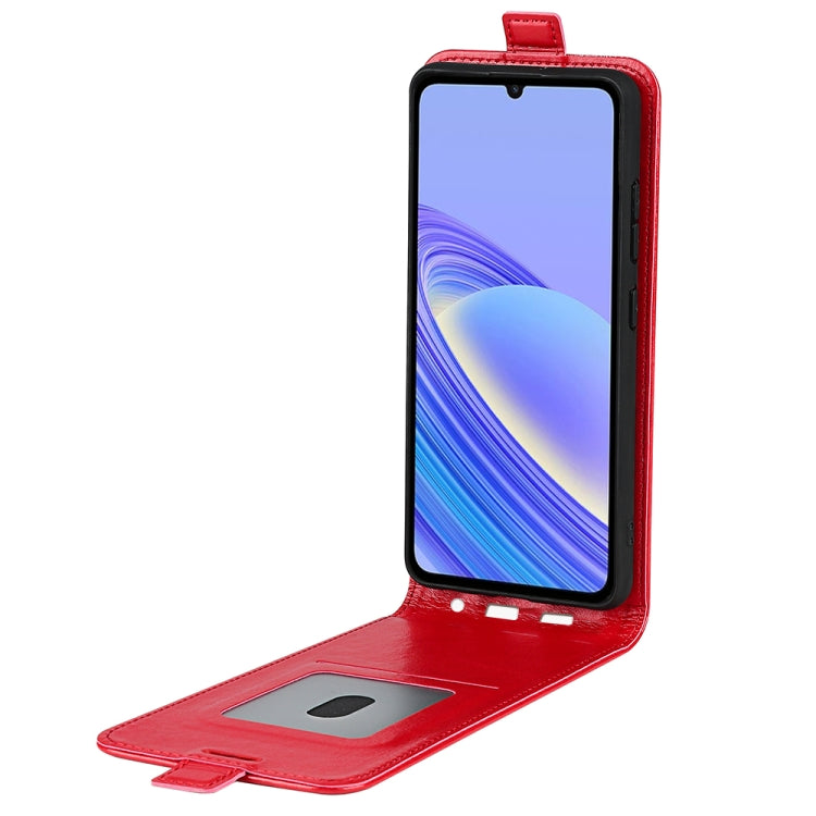 For TCL 40 SE R64 Texture Vertical Flip Leather Phone Case