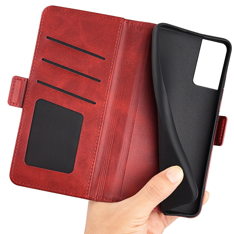 For TCL 40 SE Dual-side Magnetic Buckle Leather Phone Case