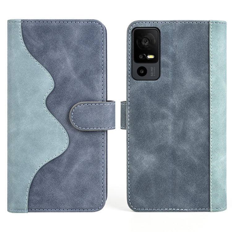 For TCL 40R Stitching Horizontal Flip Leather Phone Case