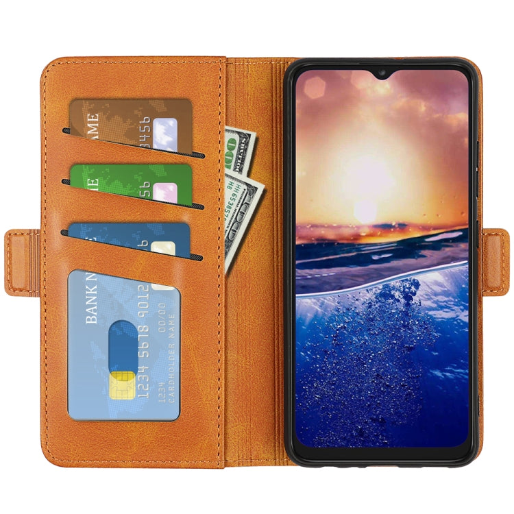 For TCL 40R Dual-side Magnetic Buckle Leather Phone Case