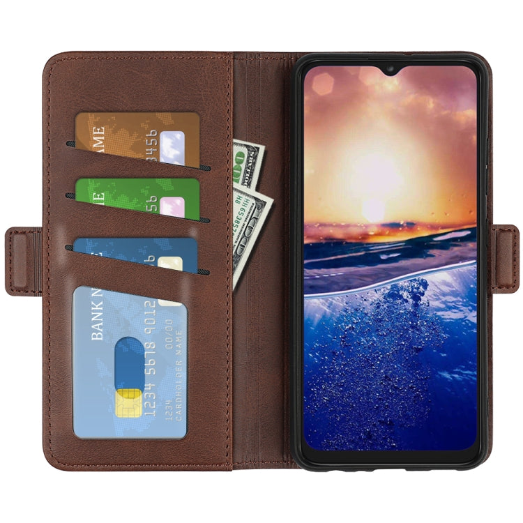 For TCL 40R Dual-side Magnetic Buckle Leather Phone Case