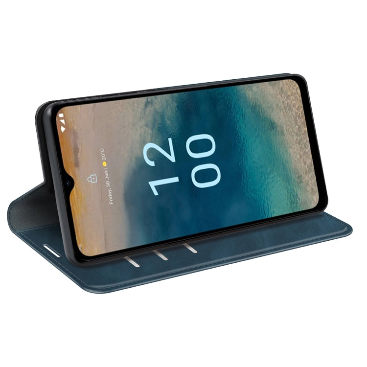 For Nokia G22 Retro-skin Magnetic Suction Leather Phone Case