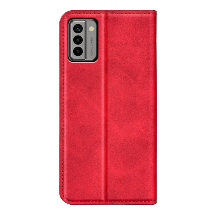 For Nokia G22 Retro-skin Magnetic Suction Leather Phone Case