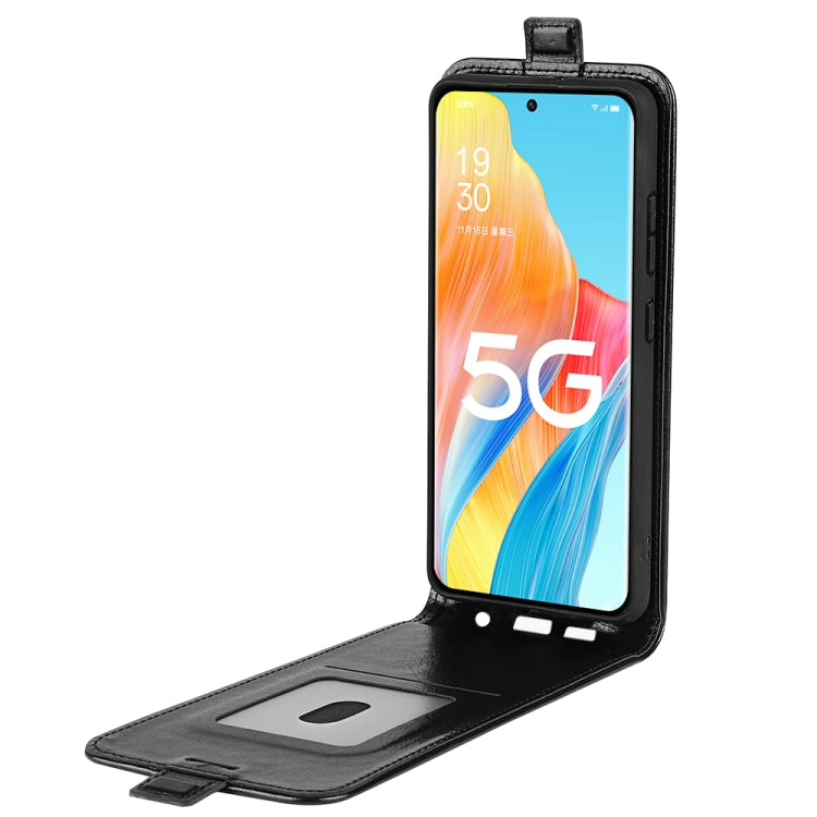 For OPPO A1 Pro 5G / Reno8 T 5G R64 Texture Single Vertical Flip Leather Phone Case