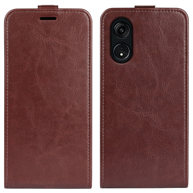For OPPO A1 Pro 5G / Reno8 T 5G R64 Texture Single Vertical Flip Leather Phone Case