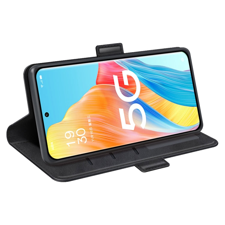 For OPPO A1 Pro 5G / Reno8 T 5G Dual-side Magnetic Buckle Leather Phone Case