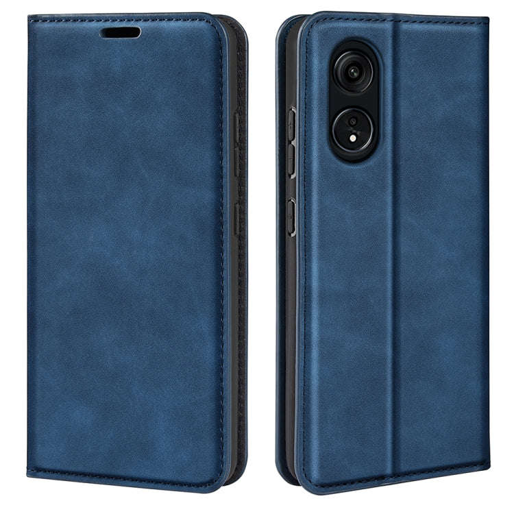 For OPPO A1 Pro 5G / Reno8 T 5G Retro-skin  Magnetic Suction Leather Phone Case