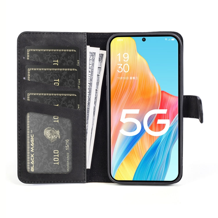 For OPPO A1 Pro 5G / Reno8 T 5G Stitching Horizontal Flip Leather Phone Case
