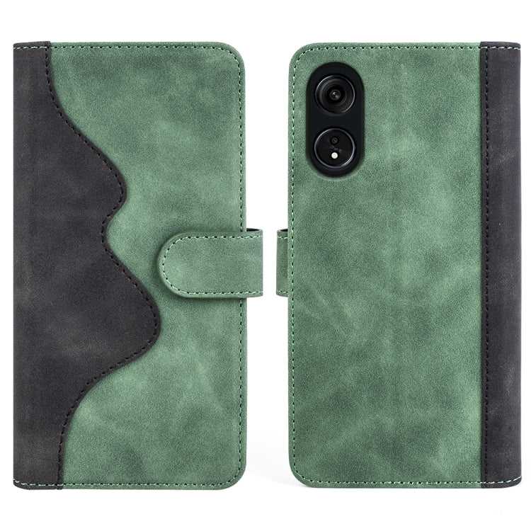 For OPPO A1 Pro 5G / Reno8 T 5G Stitching Horizontal Flip Leather Phone Case