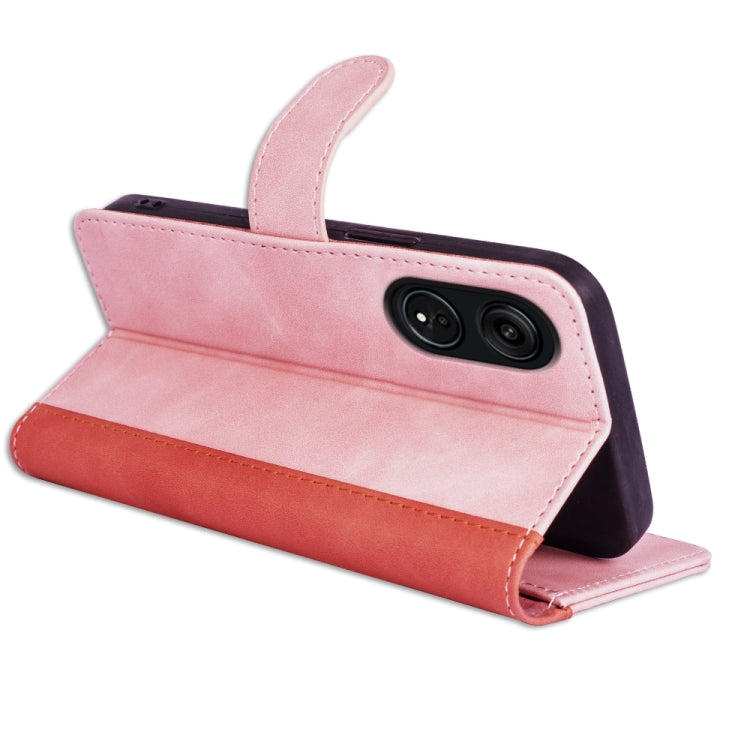 For OPPO A1 Pro 5G / Reno8 T 5G Stitching Horizontal Flip Leather Phone Case