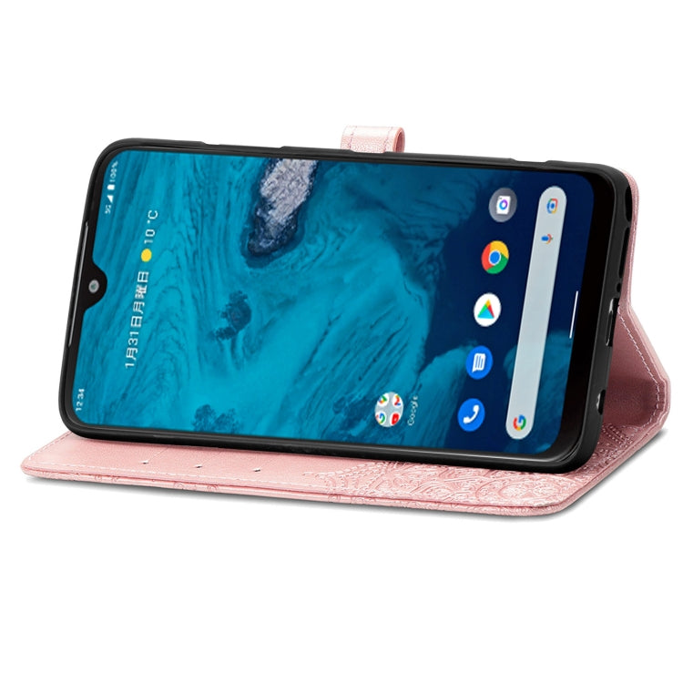 For Kyocera Android One S10 Mandala Flower Embossed Leather Phone Case