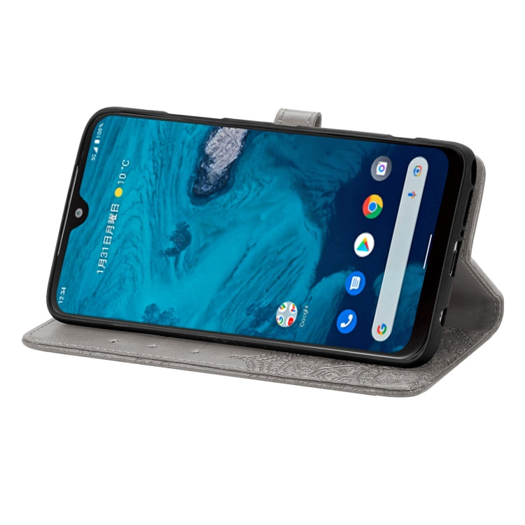 For Kyocera Android One S10 Mandala Flower Embossed Leather Phone Case