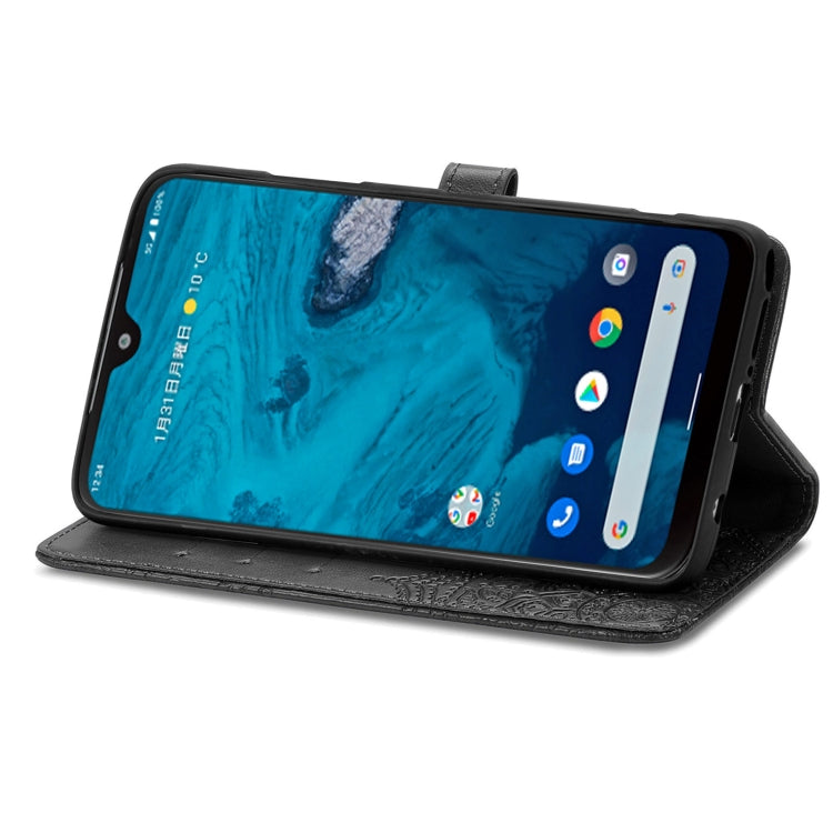 For Kyocera Android One S10 Mandala Flower Embossed Leather Phone Case