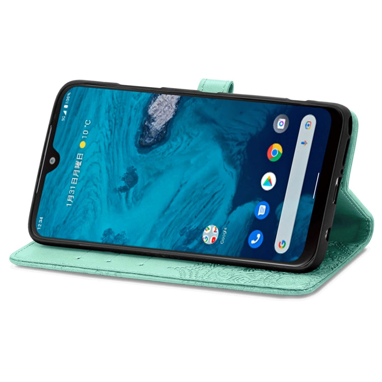 For Kyocera Android One S10 Mandala Flower Embossed Leather Phone Case