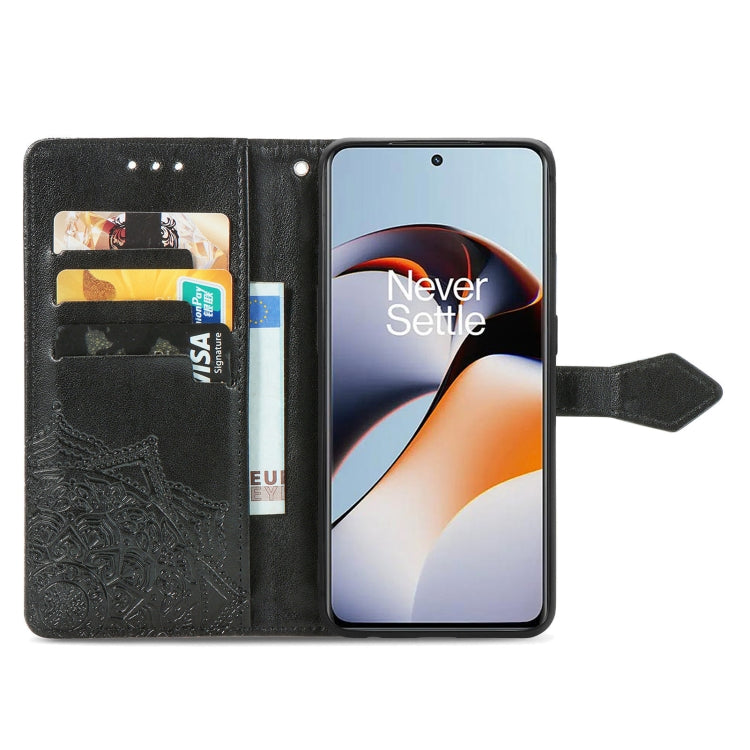 For OnePlus Ace 2 Mandala Flower Embossed Leather Phone Case