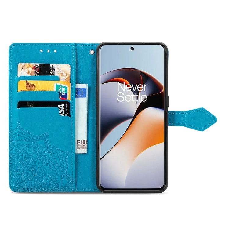 For OnePlus Ace 2 Mandala Flower Embossed Leather Phone Case