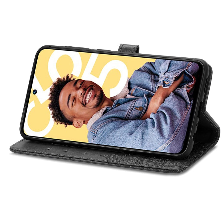 For Realme C55 Mandala Flower Embossed Leather Phone Case