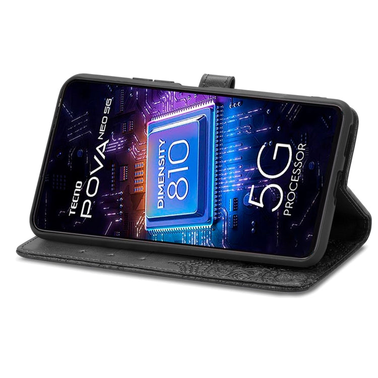 For Tecno Pova Neo 5G Mandala Flower Embossed Leather Phone Case