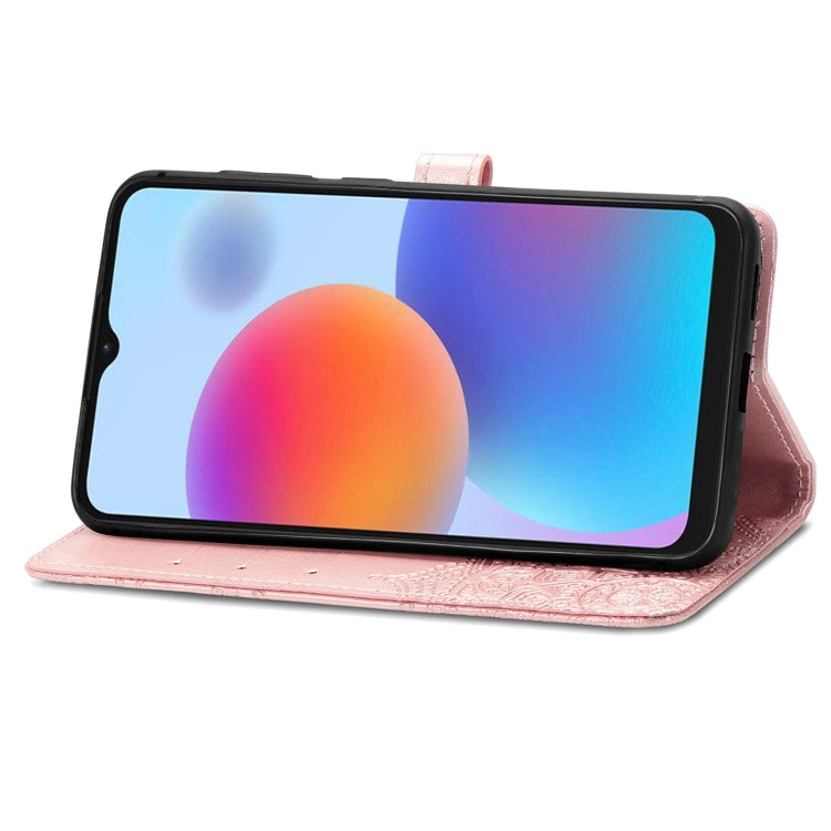 For ZTE Blade A52 Mandala Flower Embossed Leather Phone Case