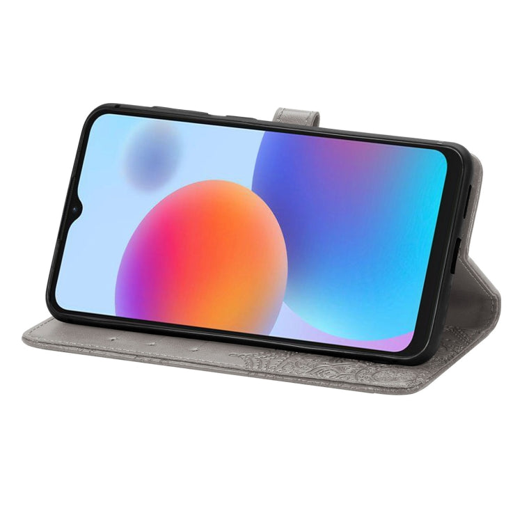 For ZTE Blade A52 Mandala Flower Embossed Leather Phone Case