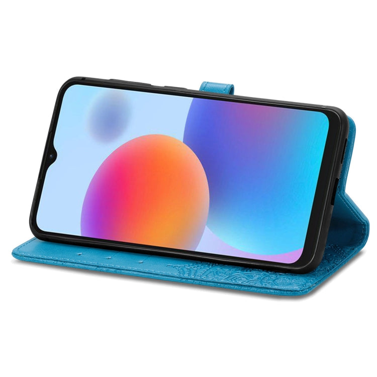 For ZTE Blade A52 Mandala Flower Embossed Leather Phone Case