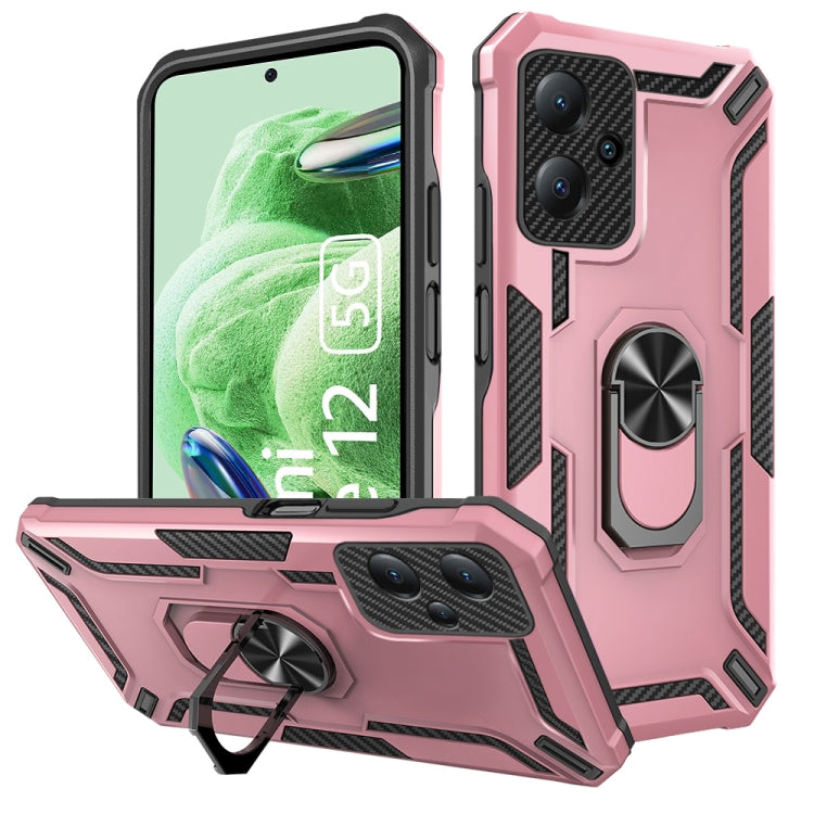 For Redmi Redmi Note 12 5G Global/Poco X5 Warship Armor 2 in 1 Shockproof Phone Case