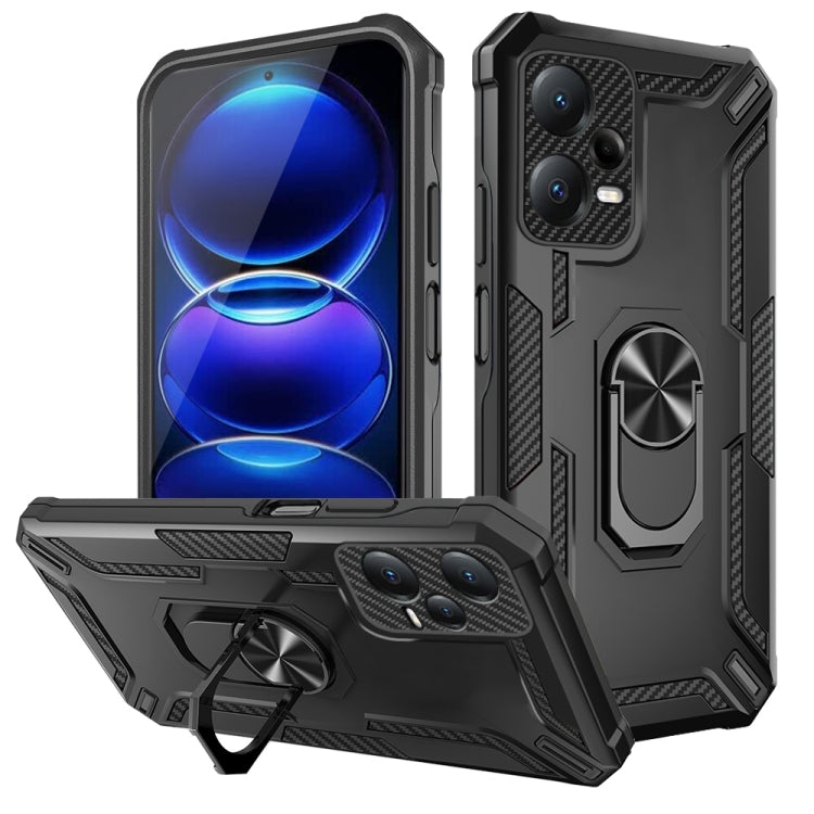 For Redmi Note 12 Pro 5G Global / Poco X5 Pro Warship Armor 2 in 1 Shockproof Phone Case