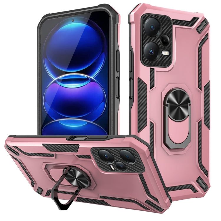 For Redmi Note 12 Pro 5G Global / Poco X5 Pro Warship Armor 2 in 1 Shockproof Phone Case