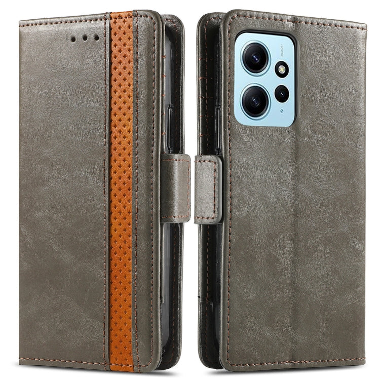 For Xiaomi Redmi Note 12 4G Global CaseNeo Splicing Dual Magnetic Buckle Leather Phone Case