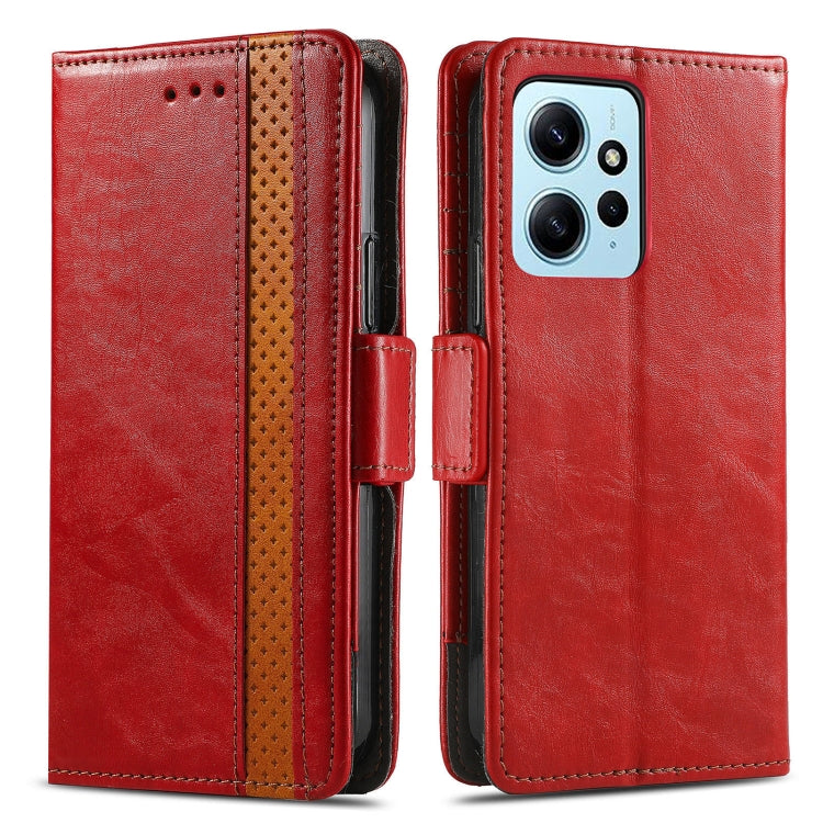 For Xiaomi Redmi Note 12 4G Global CaseNeo Splicing Dual Magnetic Buckle Leather Phone Case