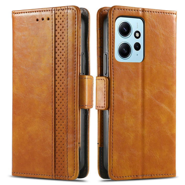 For Xiaomi Redmi Note 12 4G Global CaseNeo Splicing Dual Magnetic Buckle Leather Phone Case