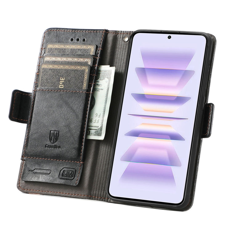 For Xiaomi Redmi K60 Pro CaseNeo Splicing Dual Magnetic Buckle Leather Phone Case