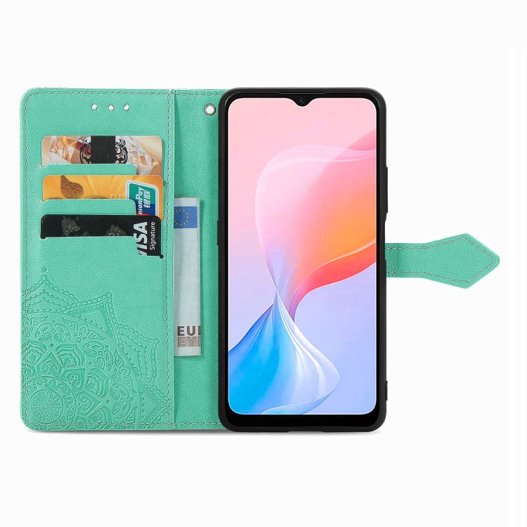 For Blackview A85 Mandala Flower Embossed Leather Phone Case