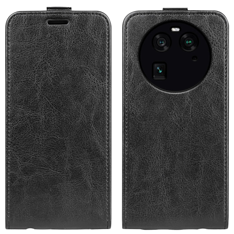 For OPPO Find X6 R64 Texture Vertical Flip Leather Phone Case