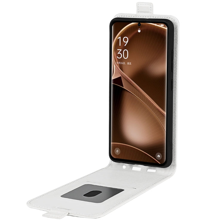 For OPPO Find X6 R64 Texture Vertical Flip Leather Phone Case