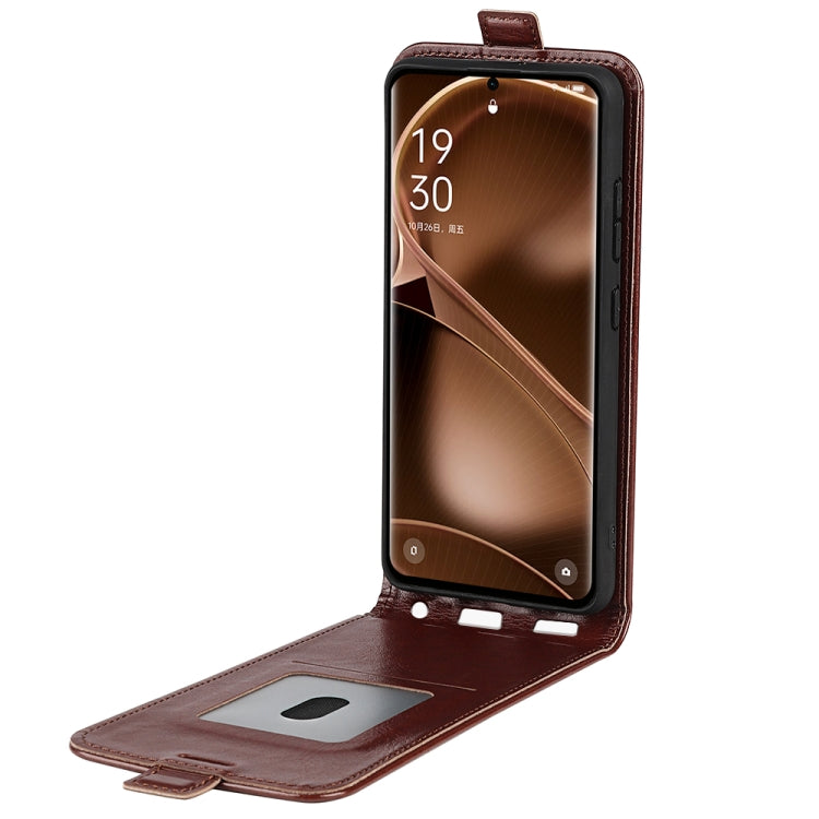 For OPPO Find X6 R64 Texture Vertical Flip Leather Phone Case