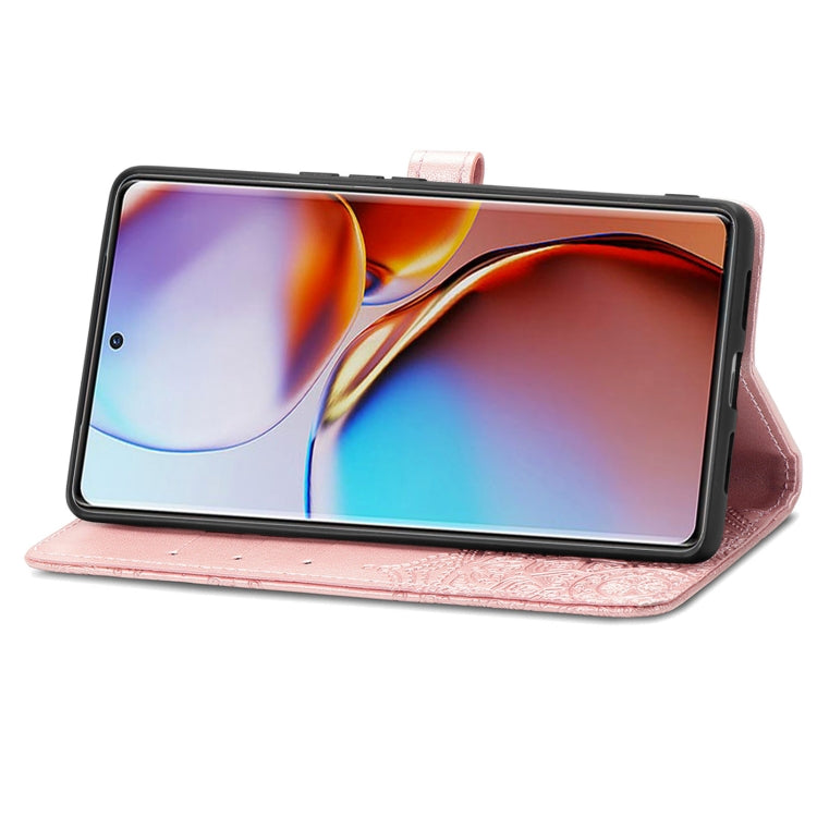 For Motorola Moto X40 Mandala Flower Embossed Leather Phone Case