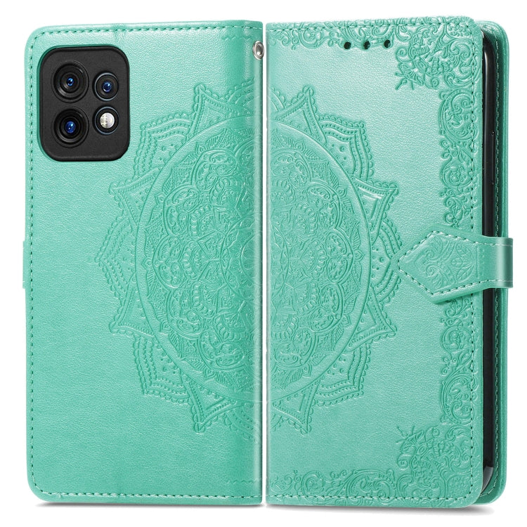 For Motorola Moto X40 Mandala Flower Embossed Leather Phone Case
