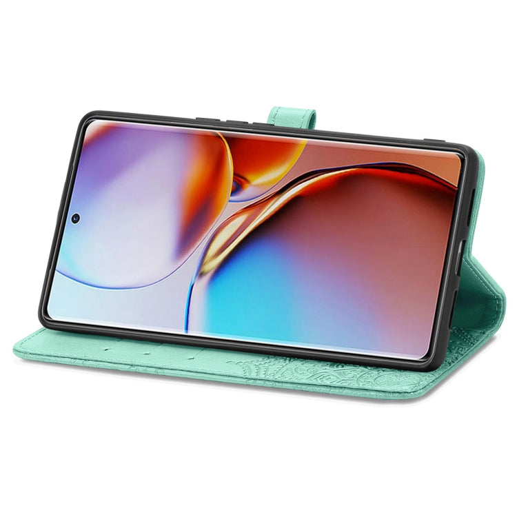 For Motorola Moto X40 Mandala Flower Embossed Leather Phone Case