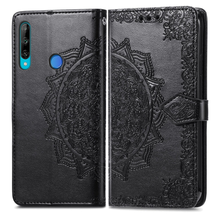 For Honor 9C Mandala Flower Embossed Leather Phone Case