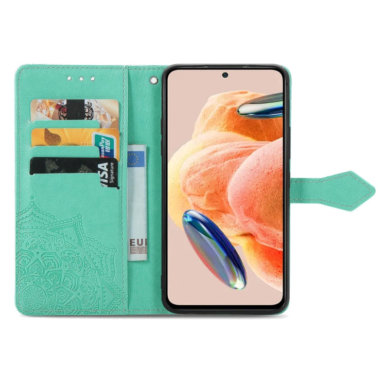 For Redmi Note 12 Pro 4G Mandala Flower Embossed Leather Phone Case