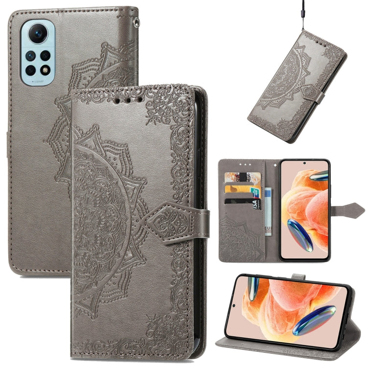For Redmi Note 12 Pro 4G Mandala Flower Embossed Leather Phone Case