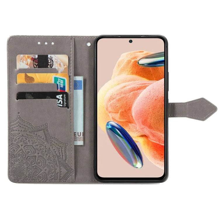 For Redmi Note 12 Pro 4G Mandala Flower Embossed Leather Phone Case