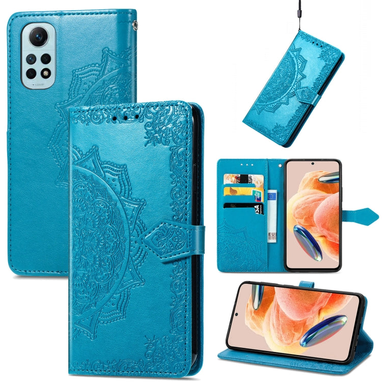 For Redmi Note 12 Pro 4G Mandala Flower Embossed Leather Phone Case