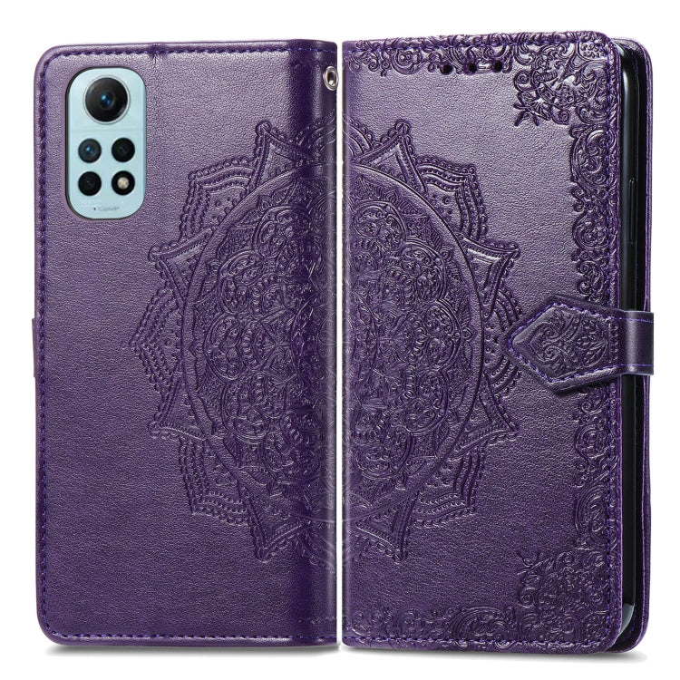 For Redmi Note 12 Pro 4G Mandala Flower Embossed Leather Phone Case