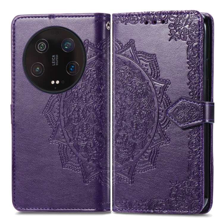 For Xiaomi 13 Ultra Mandala Flower Embossed Leather Phone Case
