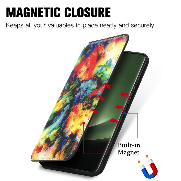For Xiaomi 13 Ultra CaseNeo Colorful Magnetic Leather Phone Case