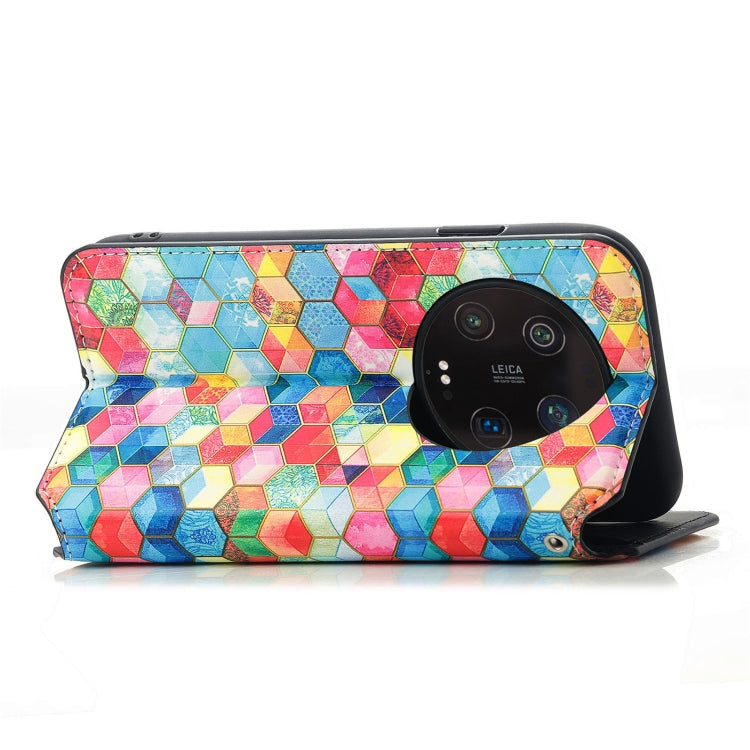 For Xiaomi 13 Ultra CaseNeo Colorful Magnetic Leather Phone Case