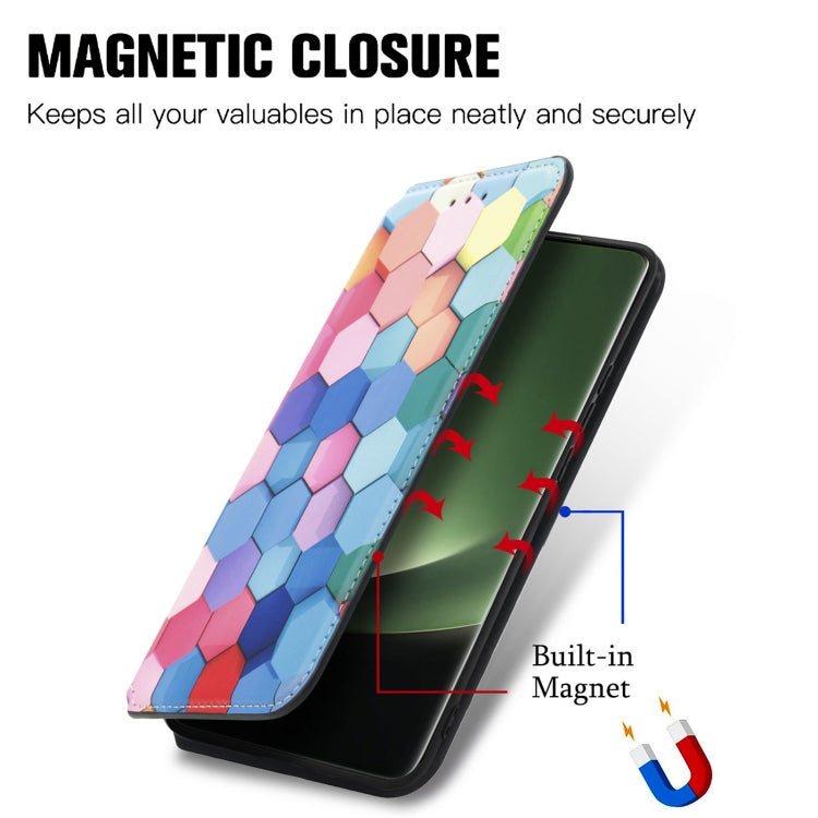 For Xiaomi 13 Ultra CaseNeo Colorful Magnetic Leather Phone Case