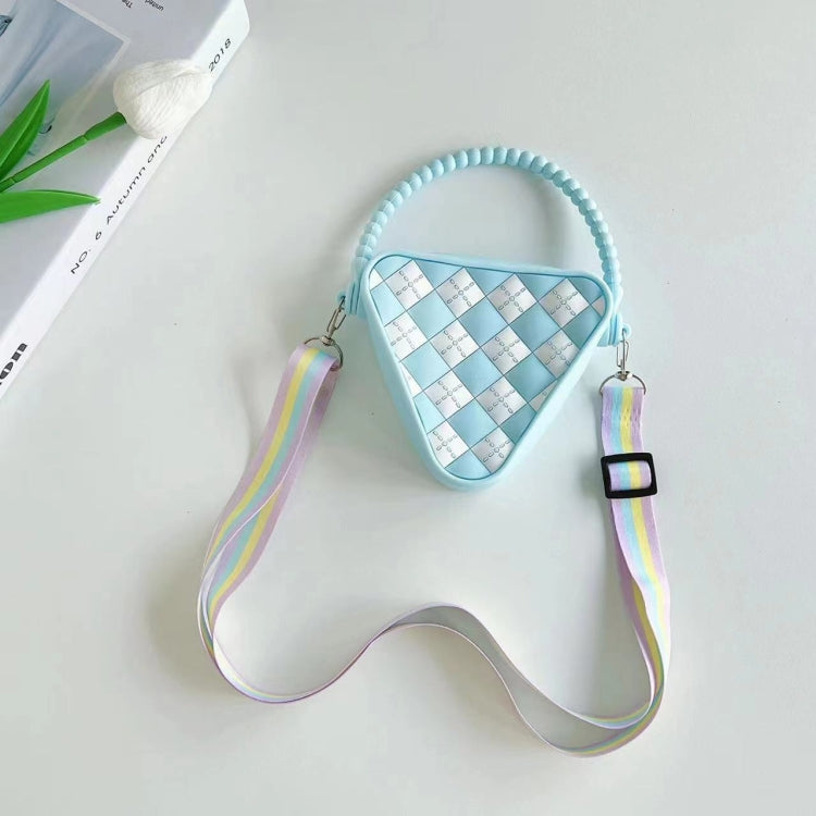 Diamond Shaped Mini Portable Shoulder Bag Silicone Handbag